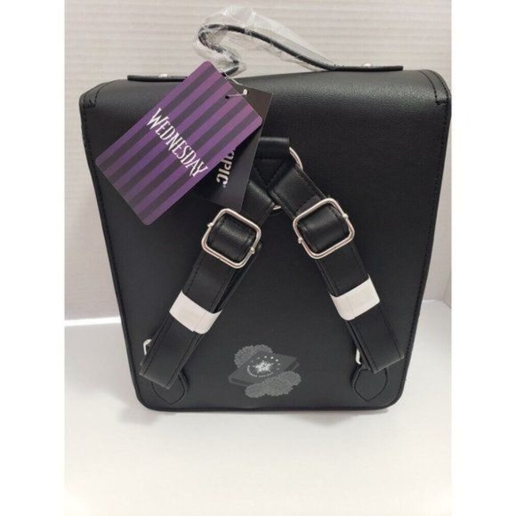 Hot Topic Bags Wednesday Addams Nevermore Academy Mini Backpack Inhand Poshmark